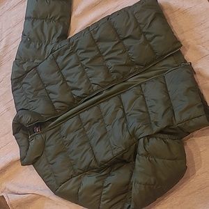 Place Kids puffy winter jacket green szL (10/12)